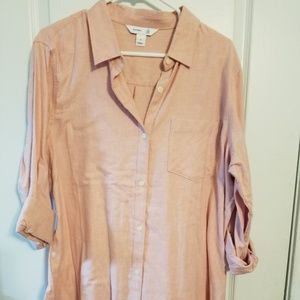 Dusty pink cotton tunic
